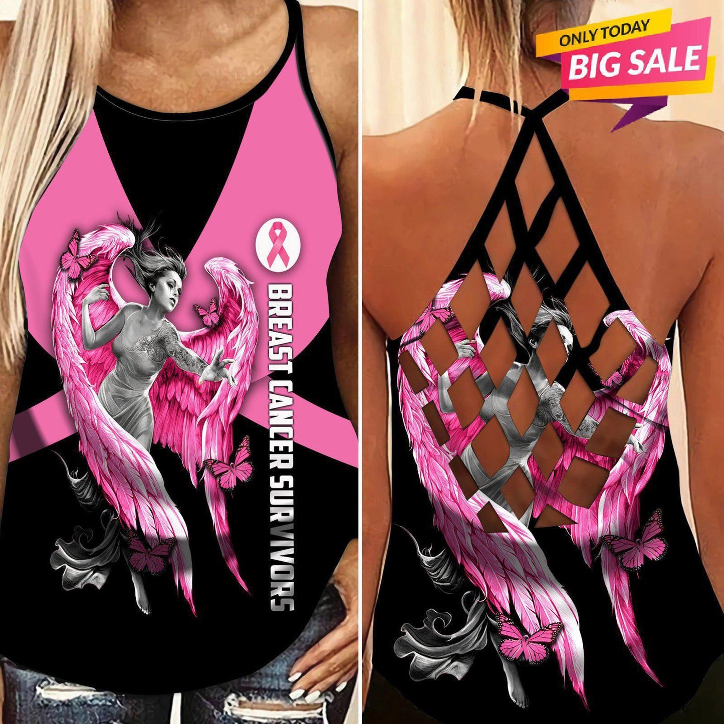 Cancer Stronger Limited Edition 1 – Hollow Tank Top