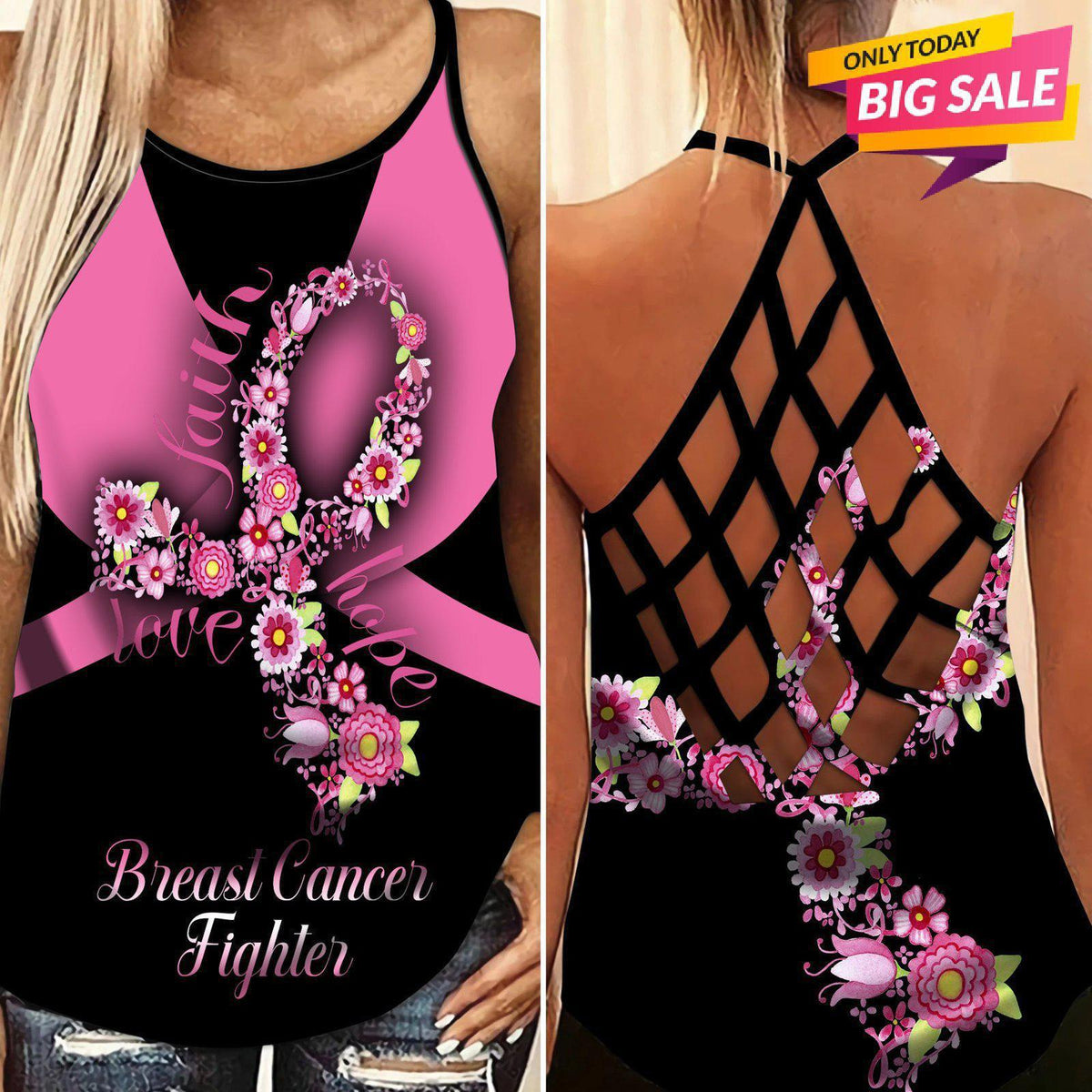 Cancer Stronger Limited Edition 2 – Hollow Tank Top