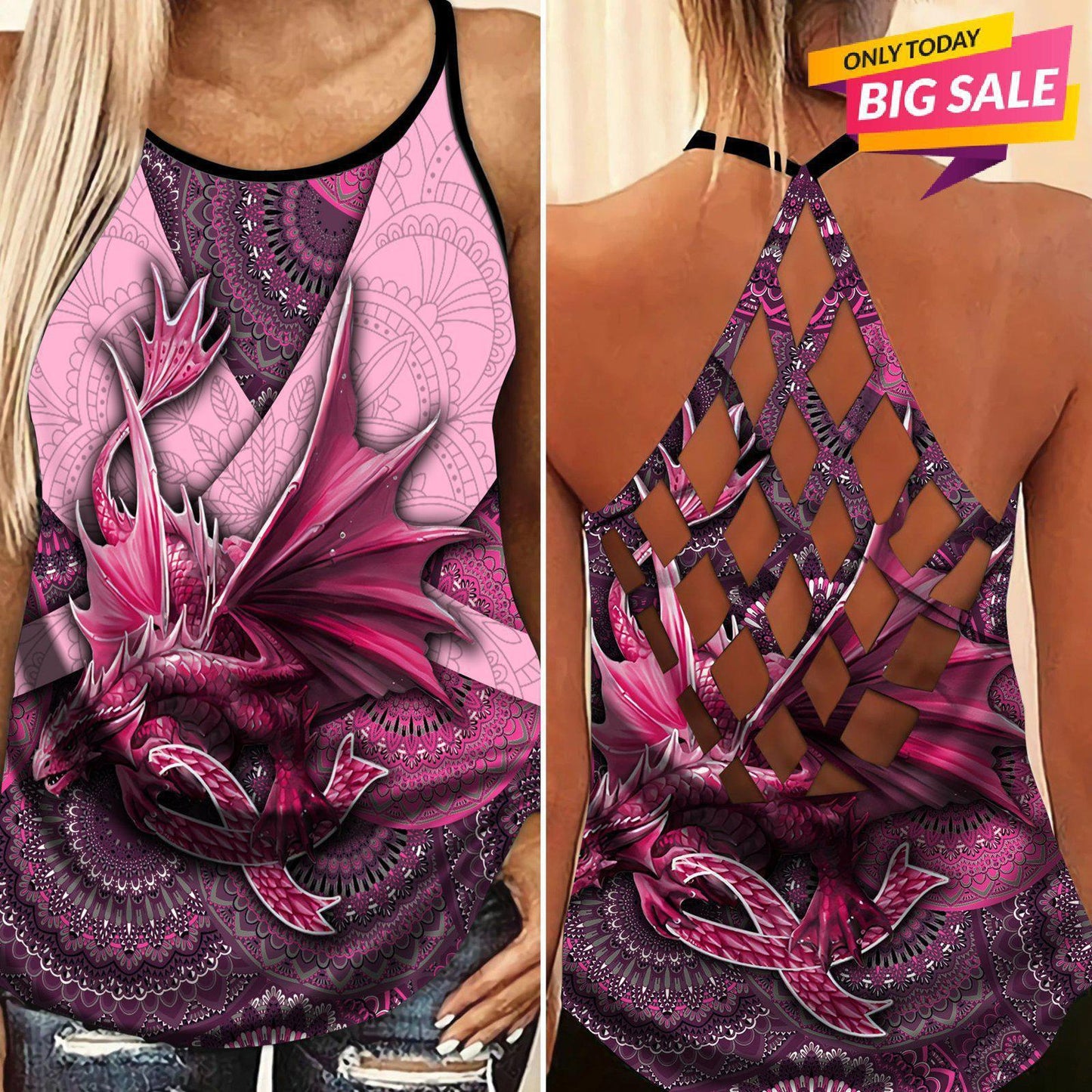 Cancer Stronger Limited Edition 3 – Hollow Tank Top