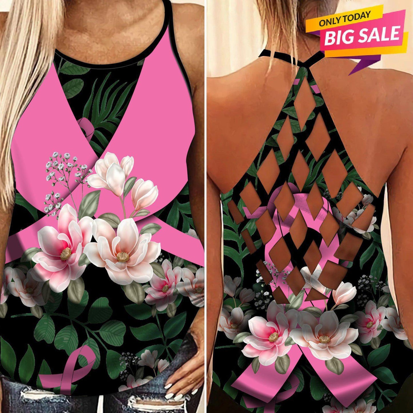 Cancer Stronger Limited Edition 5 – Hollow Tank Top