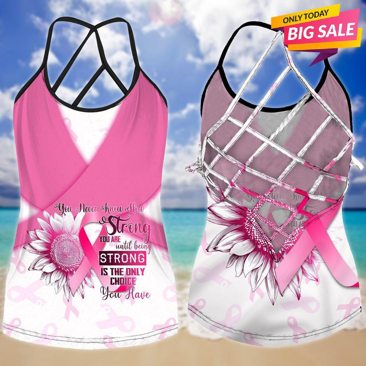 Cancer Stronger Limited Edition 8 – Hollow Tank Top