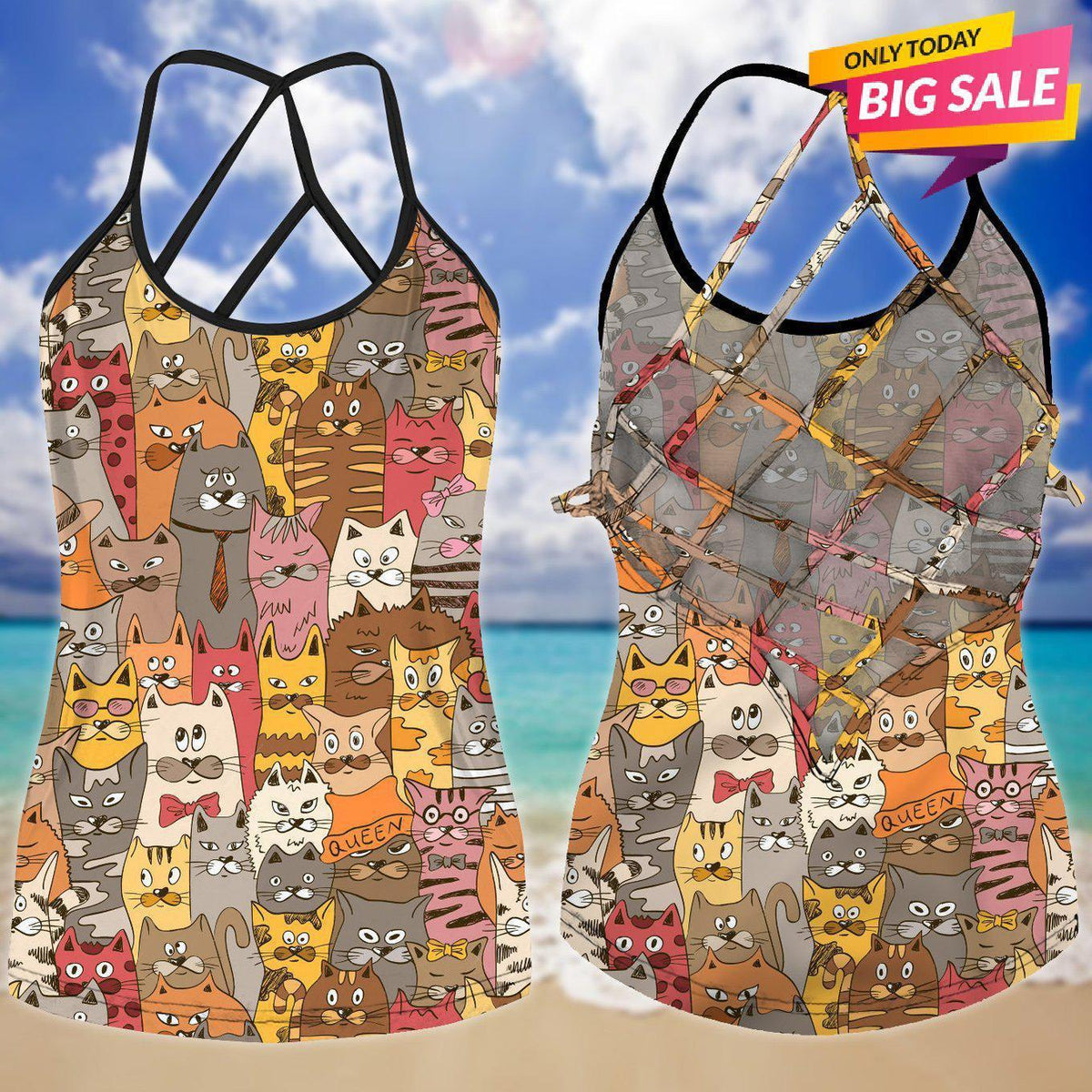 Cats Love Limited Edition 2 – Hollow Tank Top