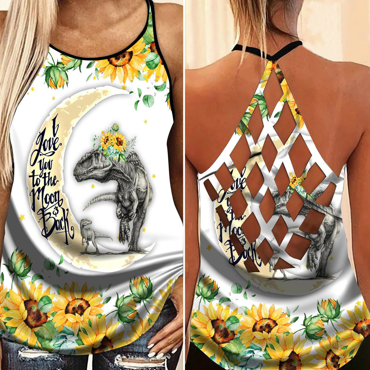 Dinosaurs Peace Life Style Limited Edition 2 – Hollow Tank Top