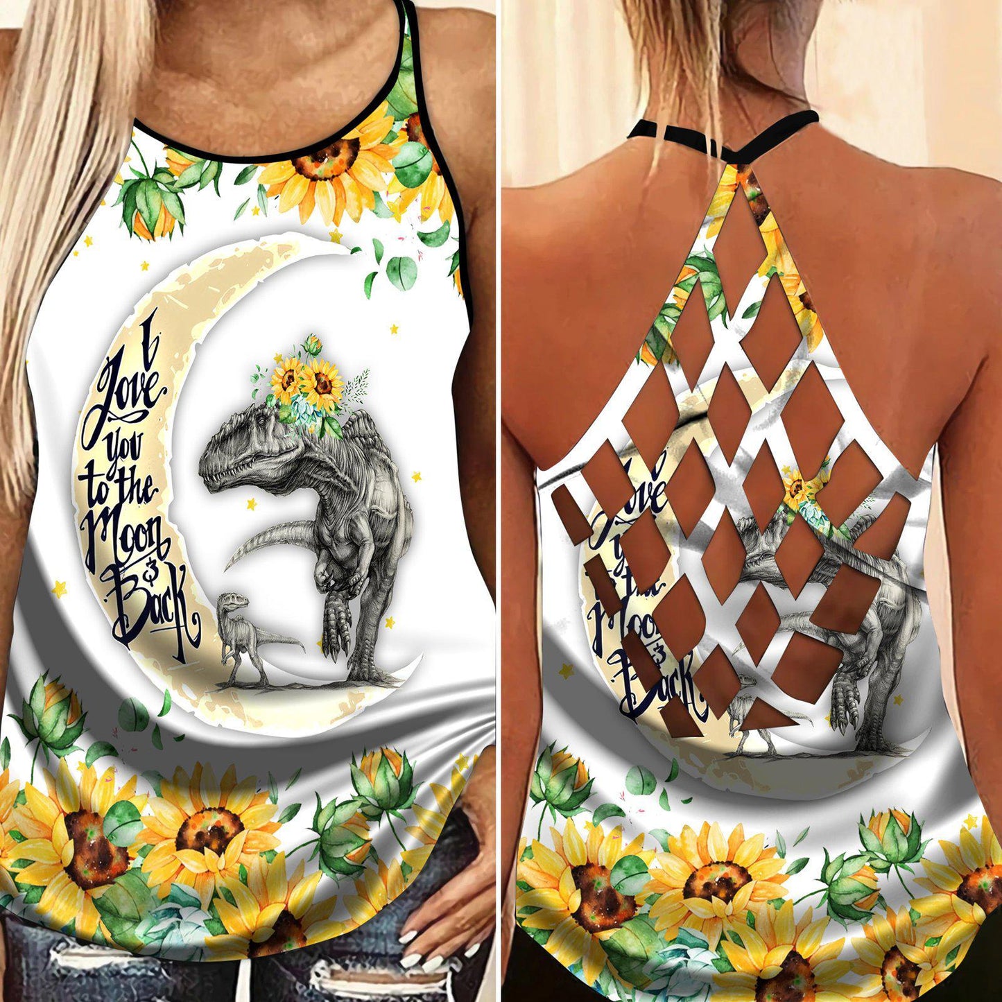 Dinosaurs Peace Life Style Limited Edition 2 – Hollow Tank Top