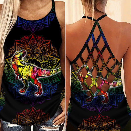 Dinosaurs Peace Life Style Limited Edition 4 – Hollow Tank Top