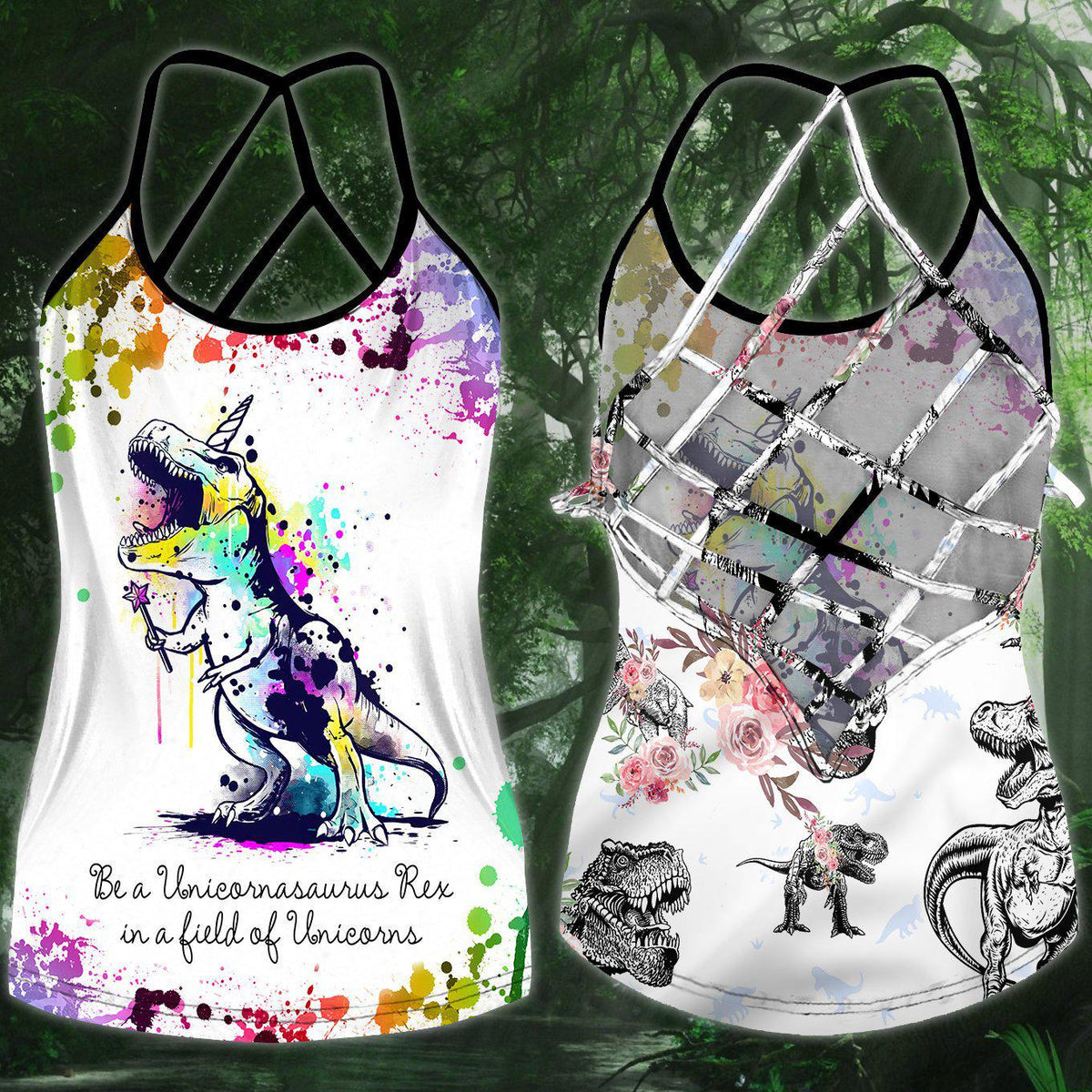 Dinosaurs Peace Life Style Limited Edition 6 – Hollow Tank Top
