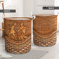 Tap Dance Rattan Texture - Laundry Basket - Owls Matrix LTD
