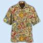 Vintage Tarot Card Mystical Design – Hawaiian Shirt