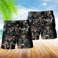 Skull Tattoo Cool Style - Beach Short