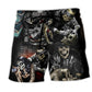 Skull Tattoo Cool Style - Beach Short