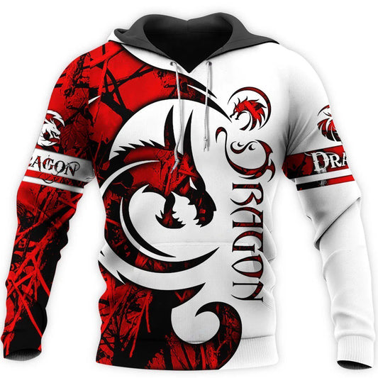 Fantasy Dragon Tattoo Art – 3D Hoodie