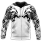 Tattoo Wolf Symmetry Art - 3D Hoodie