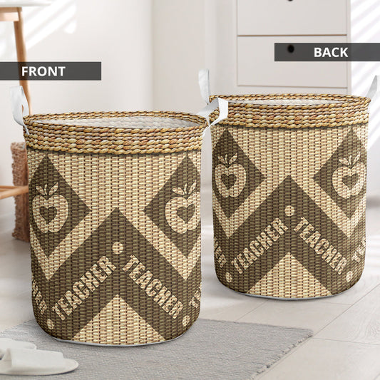 Teacher wickerwork basic style - Laundry basket-Owls Matrix