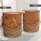 Tennis Man Rattan Texture Style - Laundry Basket - Owls Matrix LTD