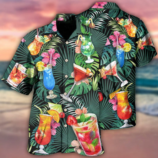 Cocktail Tequila Tropical Leaf Style – Hawaiian Shirt