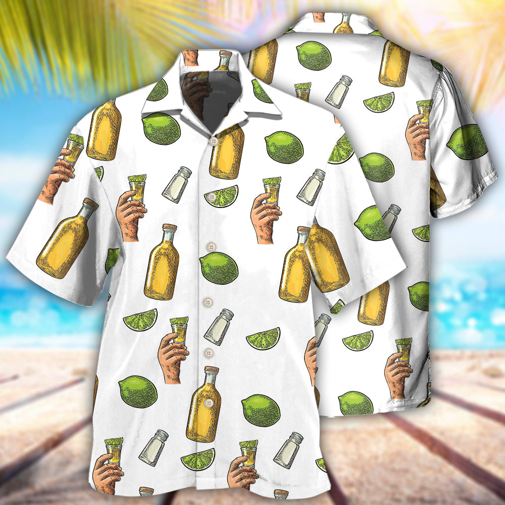 Wine And Tequila Cheaper Than Therapy Humor - Hawaiian Shirt