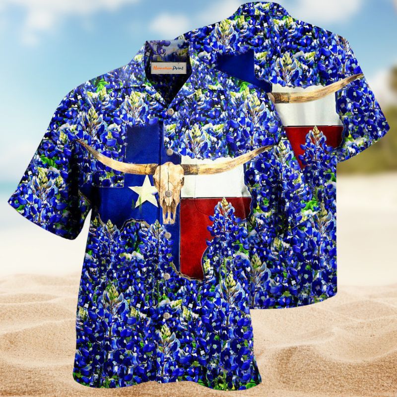 Texas Bluebonnet Forever Edition – Hawaiian Shirt