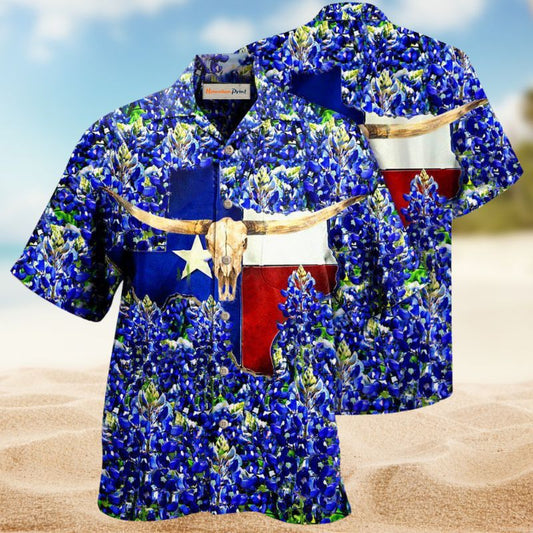 Texas Bluebonnet Forever Edition – Hawaiian Shirt