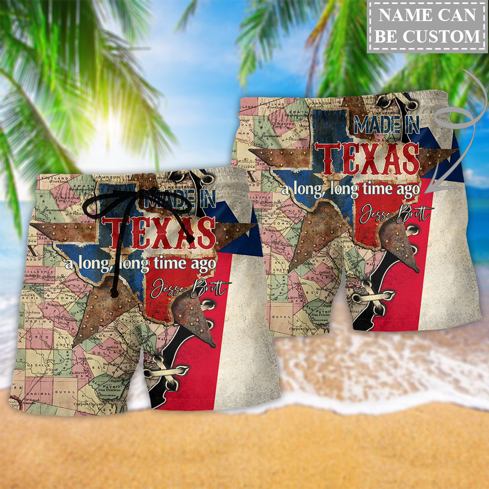 Texas Love Your Life Personalized – Beach Short