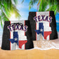 Texas Peace Life Lone Star Art – Beach Short