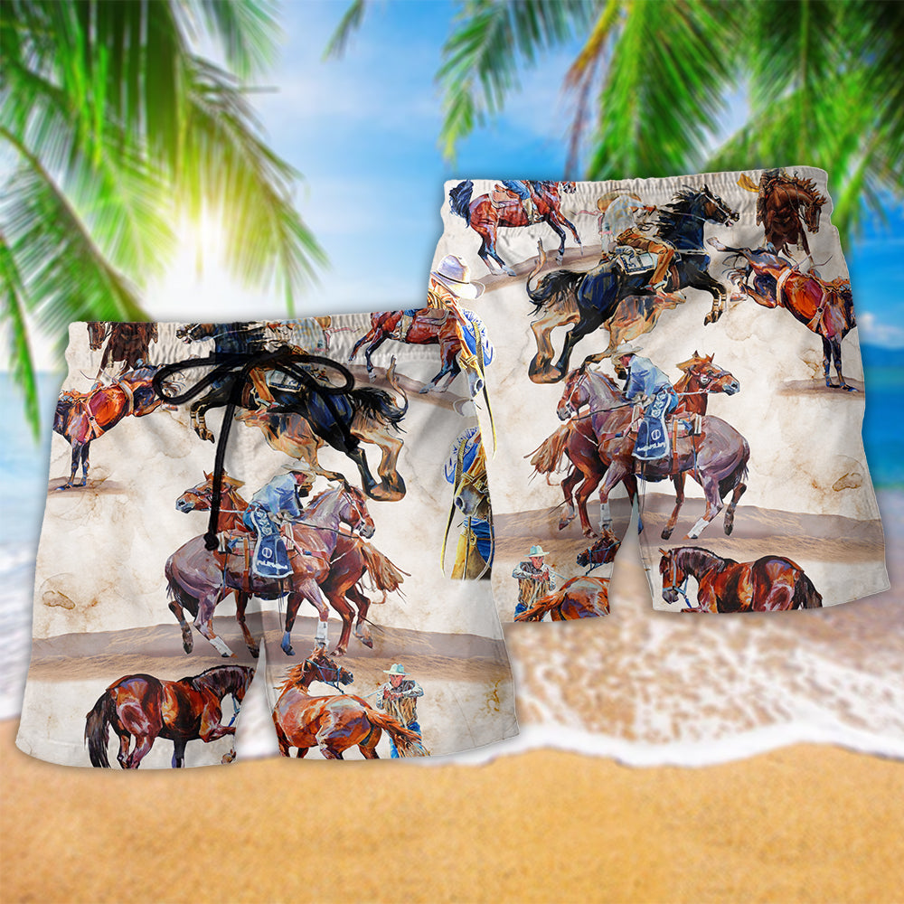 Horse Whisperer Scenic Style – Beach Short
