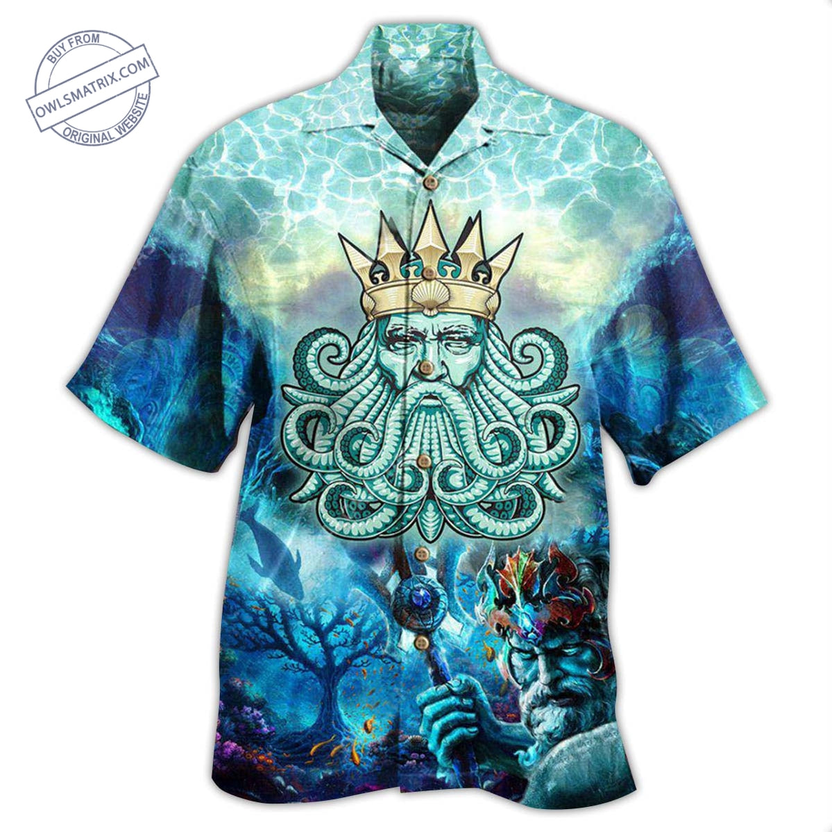Hawaiian Shirt / Adults / S The Ocean Set My Soul Edition - Hawaiian Shirt - HAWS11FNN220821 - Owls Matrix LTD