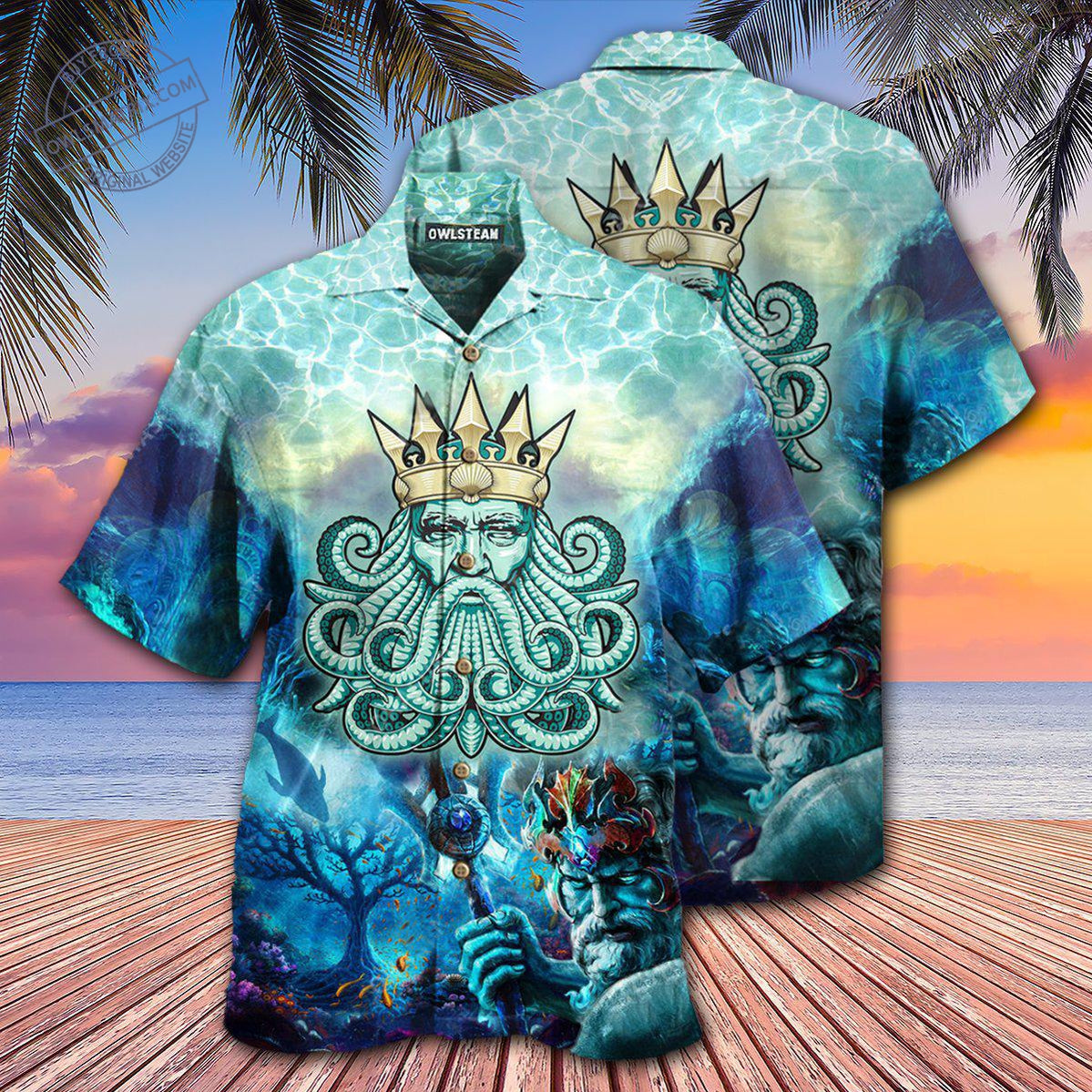 The Ocean Set My Soul Edition - Hawaiian Shirt - HAWS11FNN220821 - Owls Matrix LTD