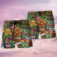 Tiki Tropical Vibes – Beach Short