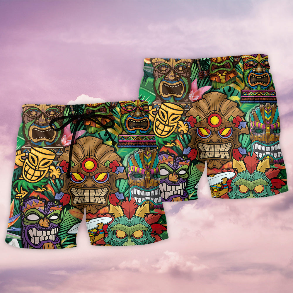 Tiki Tropical Vibes – Beach Short