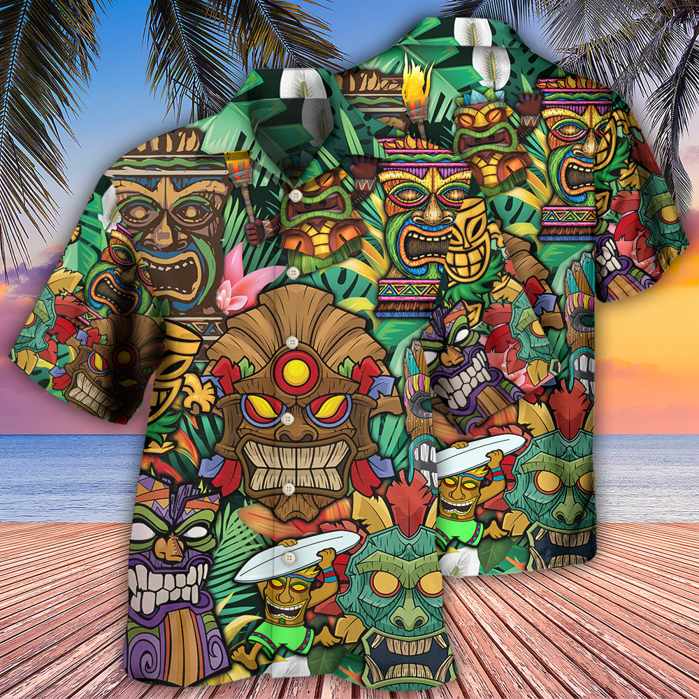 Tropical Tiki Island Style - Hawaiian Shirt