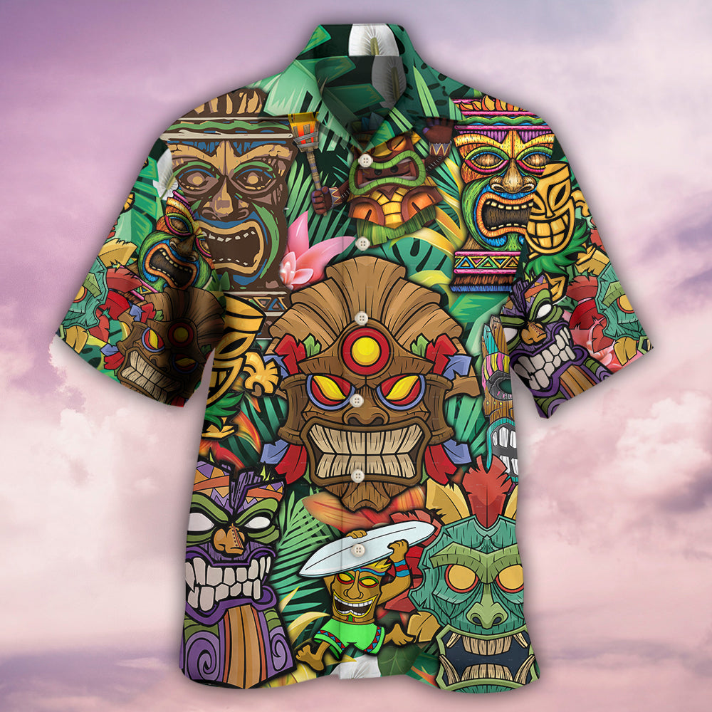 Tropical Tiki Island Style - Hawaiian Shirt