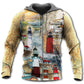 The Past Is A Lighthouse Quote - 3D Hoodie