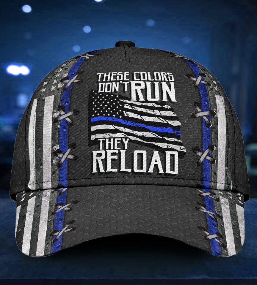 Blue Line American Colors Never Run – Classic Cap