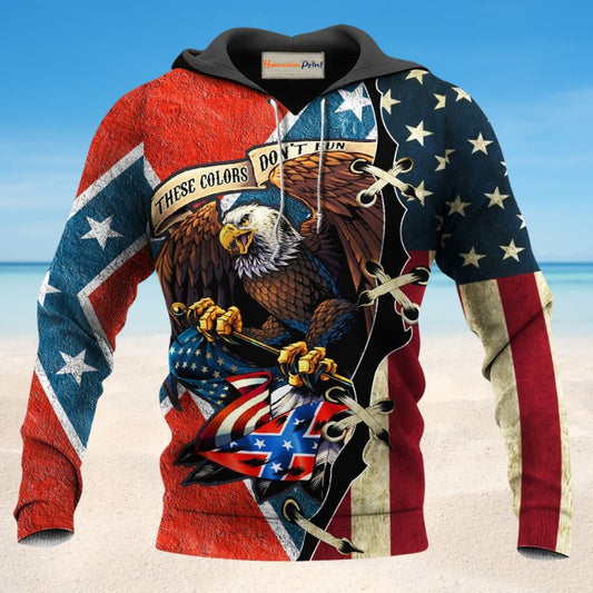 These Colors Dont Run America - 3D Hoodie