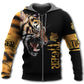 Tiger Strong Power Art Style - 3D Hoodie
