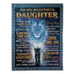 Tiger Today Is A Good Day Mom To Daughter 50 x 60 Inch Flannel Blanket For Cozy Bedroom And Sofa Decor