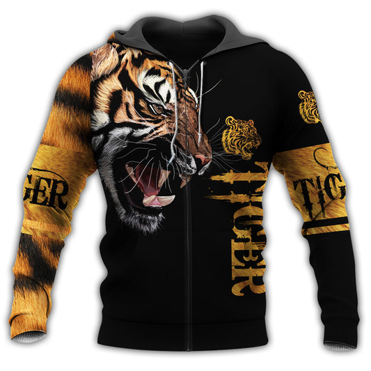 Tiger Skin Power Art Style - 3D Hoodie