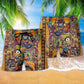 Tiki Aloha All Day Every Day - Beach Short - Owls Matrix LTD