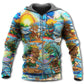 Tiki Aloha Surfing Sunset Style - 3D Hoodie