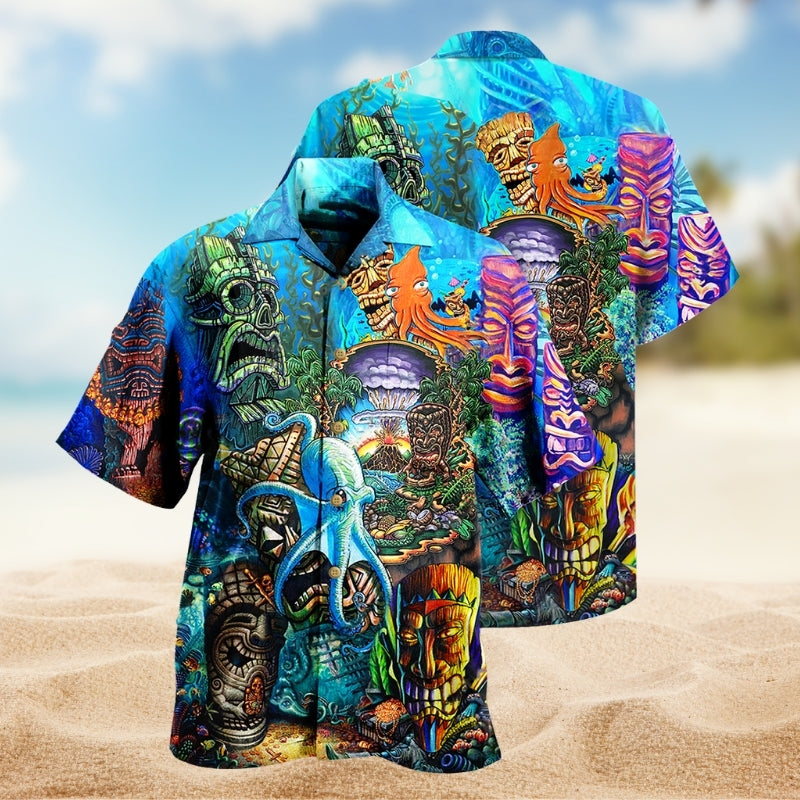 Tiki And Ocean Limited Edition – Hawaiian Shirt