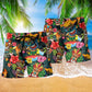 Tiki Hawaii Island Lover - Beach Short