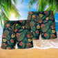 Tiki Hawaii Green – Beach Short