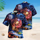 Time Flies Clock Edition – Hawaiian Shirt