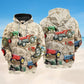 Too Many Tractors Quote Art – 3D Hoodie