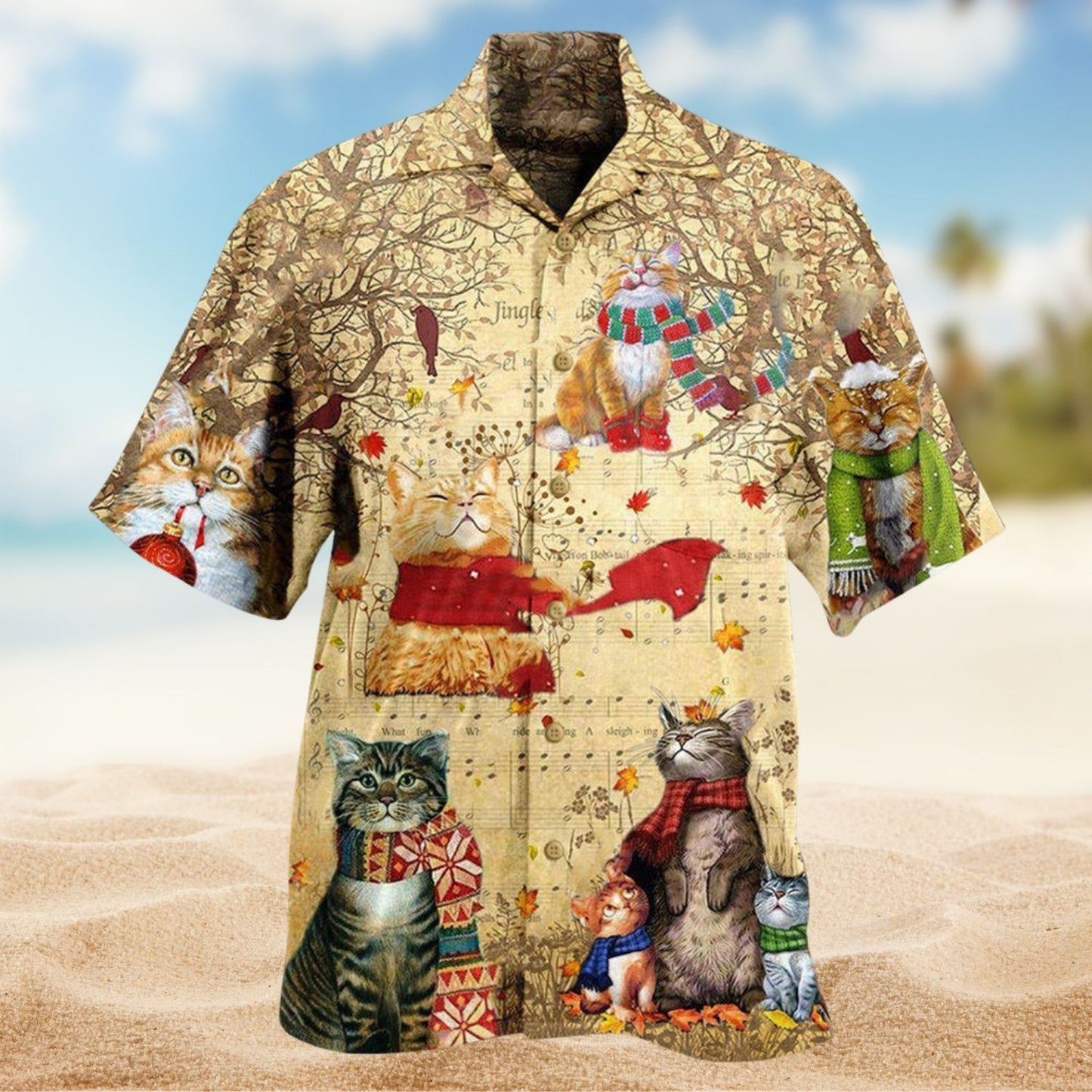 In The Melody Of Life Cat Edition – Hawaiian Shirt