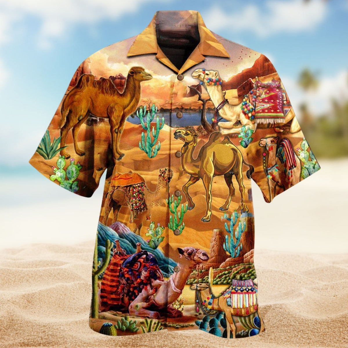 Into The Desert Camel Edition – Hawaiian Shirt