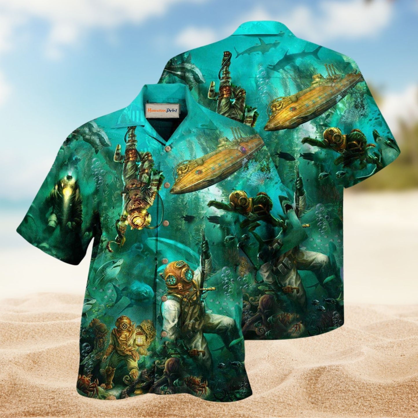Into The Sea I Go Edition – Hawaiian Shirt