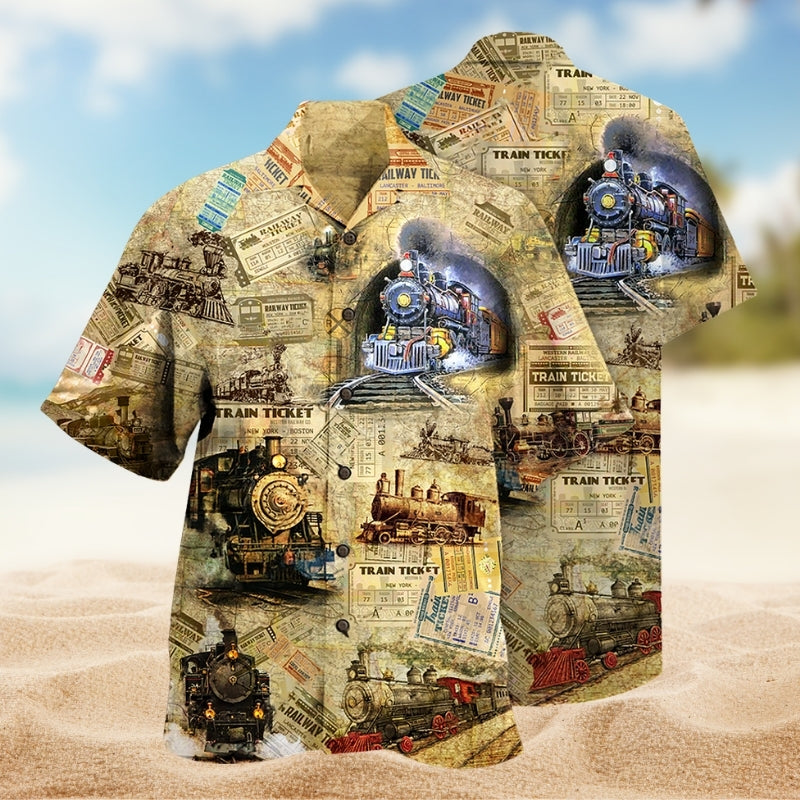 Train Amazing Locomotive Limited Edition – Hawaiian Shirt