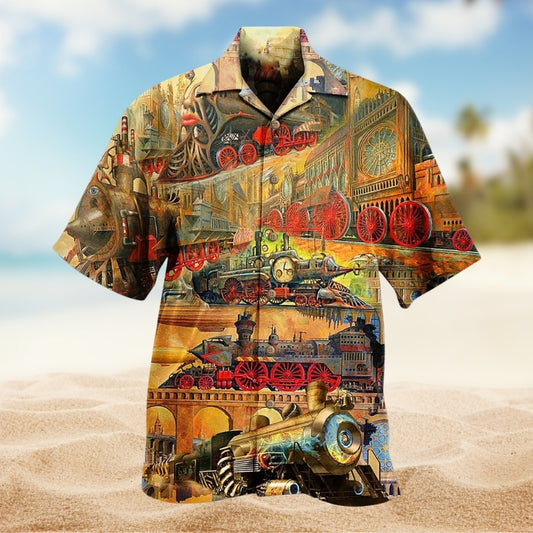 Train My Life Is A Train Limited Edition – Hawaiian Shirt