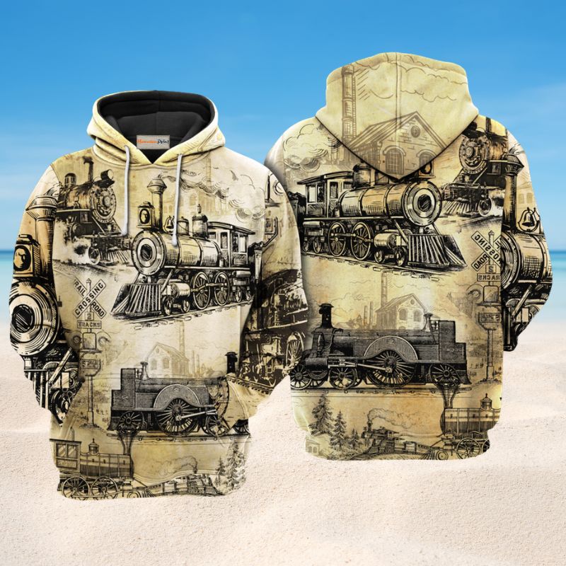 Trains Railway Love Life Art – 3D Hoodie